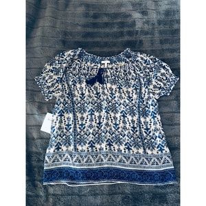 NEVER WORN, BRAND NEW Joie Sheer Floral Blouse